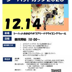 スポーツクライミングシーハットカップ2025　参加者募集